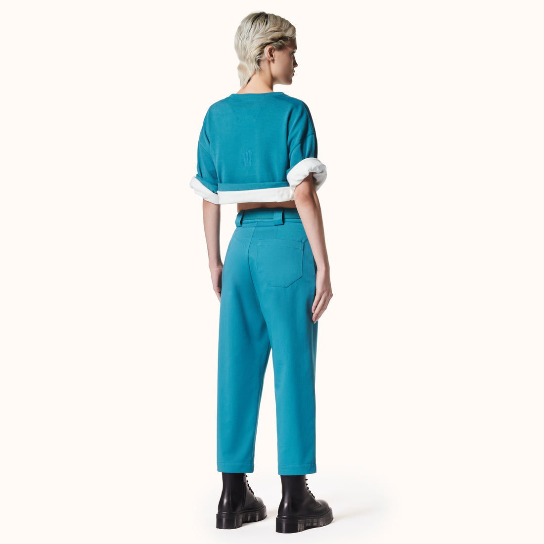 Belted Trousers Peacock