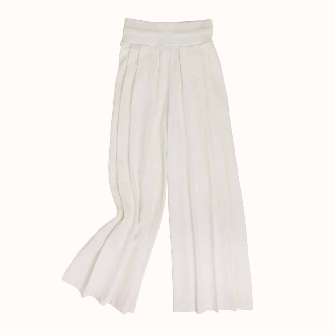 Oversized Trousers Cream