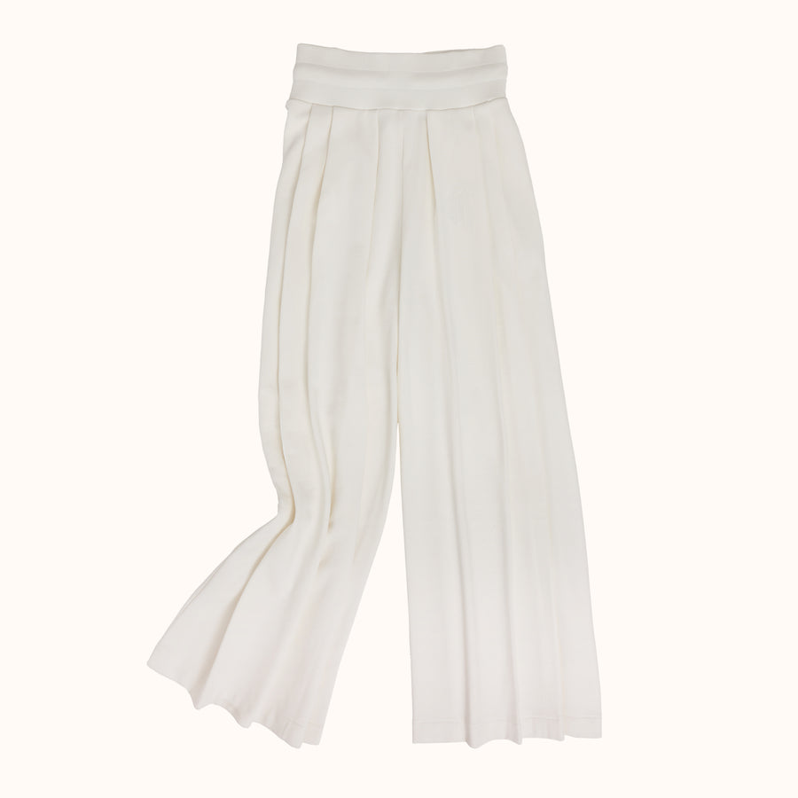 Oversized Trousers Cream