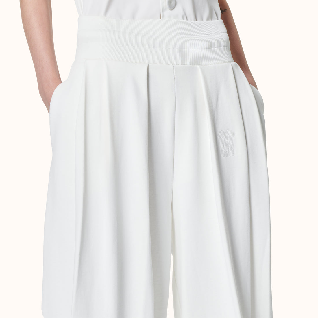 Oversized Trousers Cream